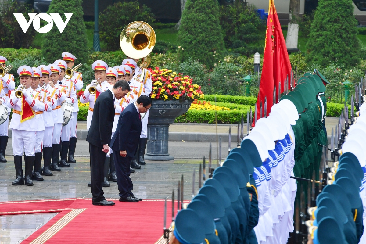 toàn cảnh lễ đón chính thức thủ tướng tây ban nha thăm việt nam hình ảnh 5 toan canh le don chinh thuc thu tuong tay ban nha tham viet nam hinh anh 5