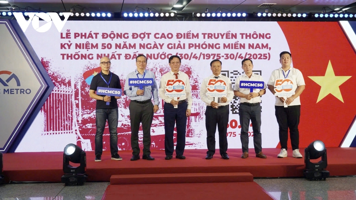 TP.HCM phát động đợt cao điểm truyền thông kỷ niệm 50 năm thống nhất đất nước