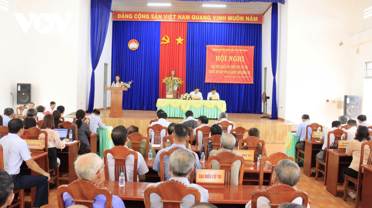 Ông phan Đình trạc tiếp xúc cử tri tại lâm Đồng hình ảnh 1 Ong phan Dinh trac tiep xuc cu tri tai lam Dong hinh anh 1