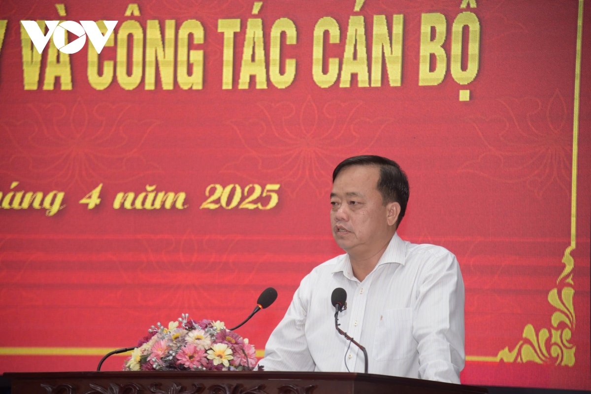 bac lieu cong bo cac quyet dinh ve viec sap xep bo may va cong tac can bo hinh anh 1