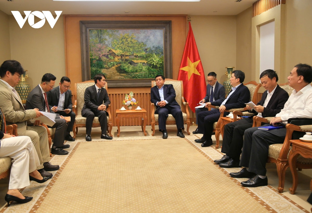 phó thủ tướng nguyễn chí dũng tiếp lãnh đạo công ty lg display việt nam hình ảnh 1 pho thu tuong nguyen chi dung tiep lanh dao cong ty lg display viet nam hinh anh 1