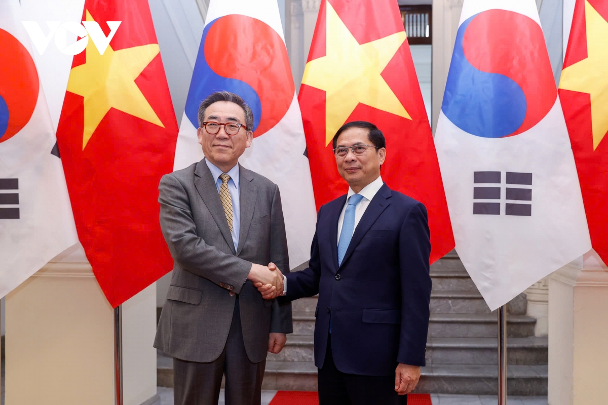 phó thủ tướng, bộ trưởng ngoại giao bùi thanh sơn hội đàm với bộ trưởng ngoại giao hàn quốc hình ảnh 1 pho thu tuong, bo truong ngoai giao bui thanh son hoi dam voi bo truong ngoai giao han quoc hinh anh 1