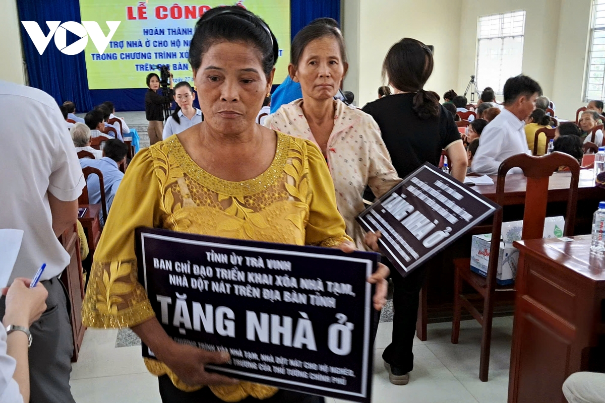 trà vinh công bố hoàn thành chương trình xóa nhà tạm, nhà dột nát hình ảnh 1 tra vinh cong bo hoan thanh chuong trinh xoa nha tam, nha dot nat hinh anh 1