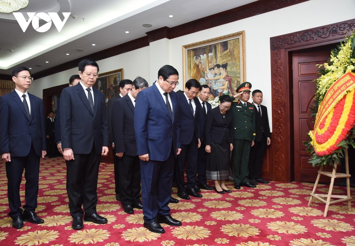 Thủ tướng: Đồng chí Khamtay Siphandone có đóng góp to lớn cho quan hệ Việt - Lào