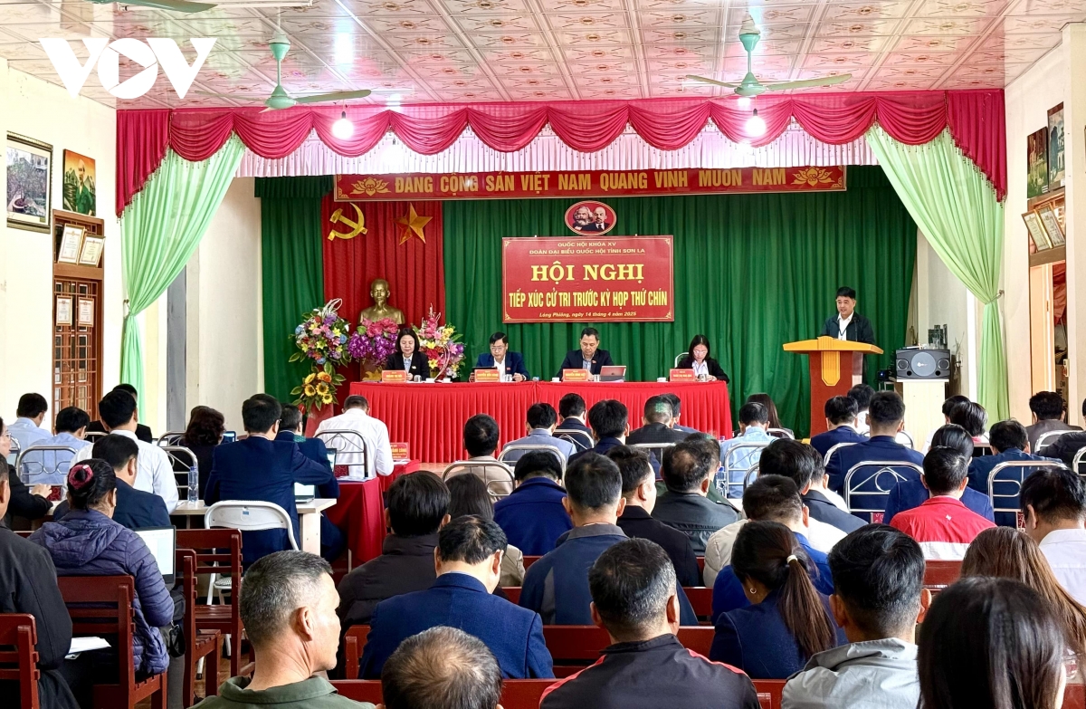 Đoàn đại biểu quốc hội giải đáp kiến nghị cử tri vùng biên giới sơn la hình ảnh 1 Doan dai bieu quoc hoi giai dap kien nghi cu tri vung bien gioi son la hinh anh 1