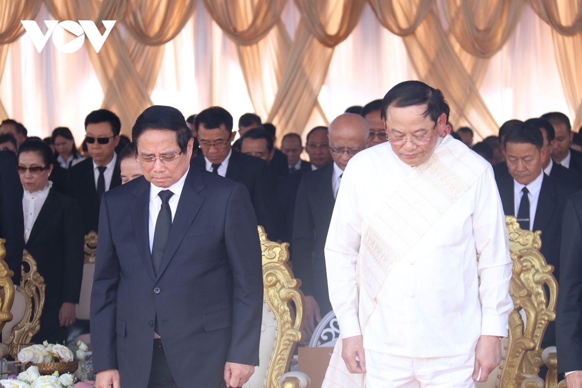 toàn cảnh lễ truy điệu nguyên chủ tịch nước lào khamtay siphandone tại vientiane hình ảnh 10 toan canh le truy dieu nguyen chu tich nuoc lao khamtay siphandone tai vientiane hinh anh 10