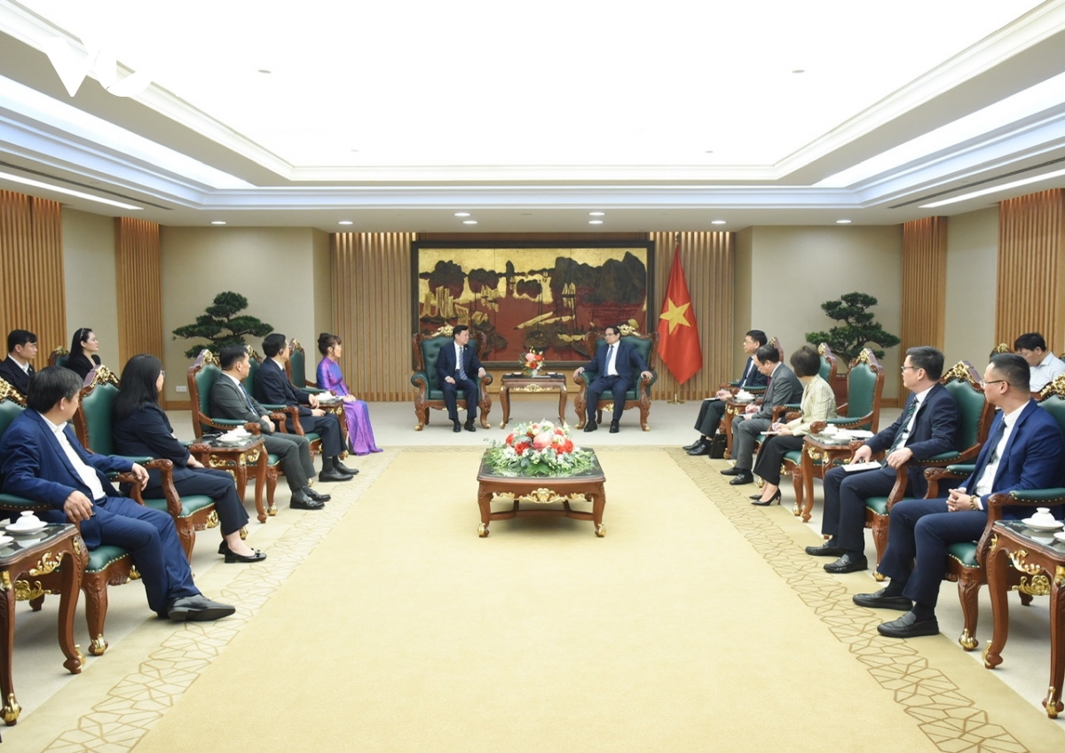 thủ tướng phạm minh chính tiếp chủ tịch tập đoàn máy bay thương mại trung quốc hình ảnh 2 thu tuong pham minh chinh tiep chu tich tap doan may bay thuong mai trung quoc hinh anh 2