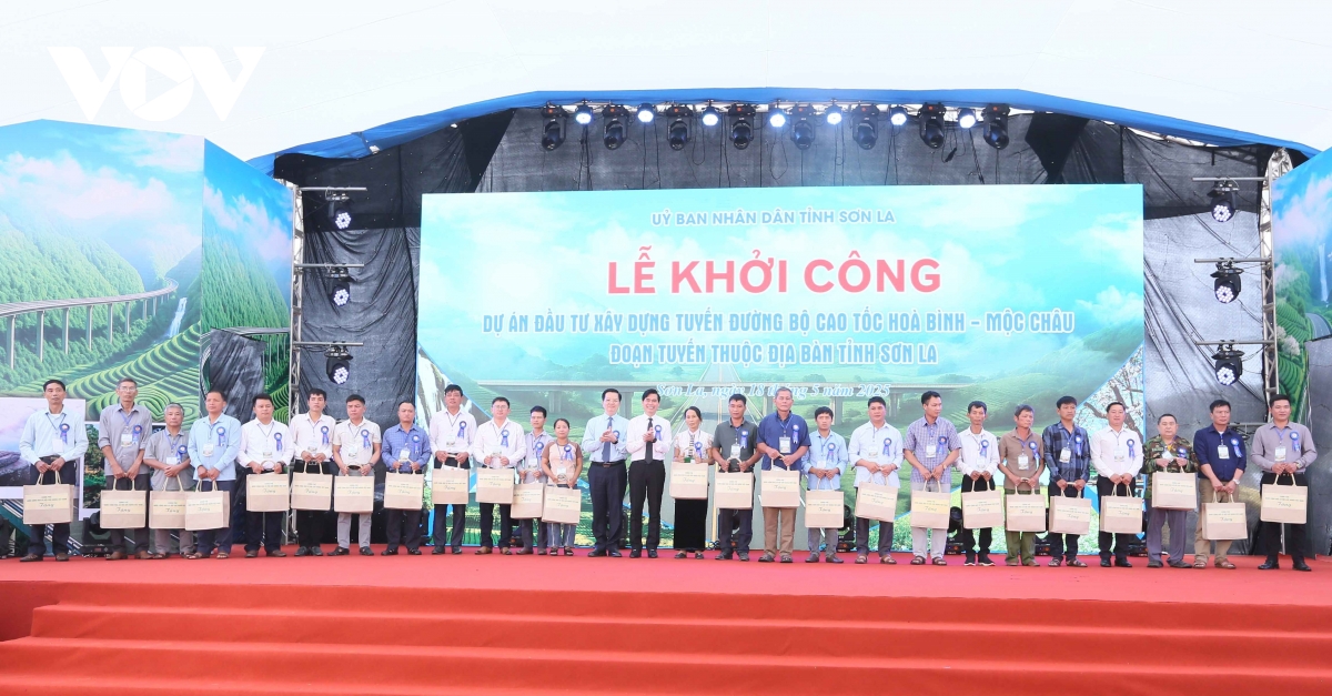 chính thức khởi công cao tốc nối hòa bình với mộc châu sơn la hình ảnh 2 chinh thuc khoi cong cao toc noi hoa binh voi moc chau son la hinh anh 2