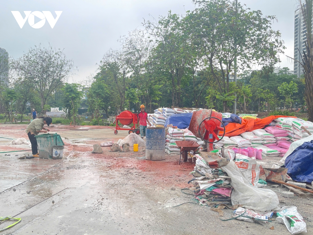 công viên cầu giấy đang dần lột xác sau hơn 3 tháng cải tạo hình ảnh 7 cong vien cau giay dang dan lot xac sau hon 3 thang cai tao hinh anh 7