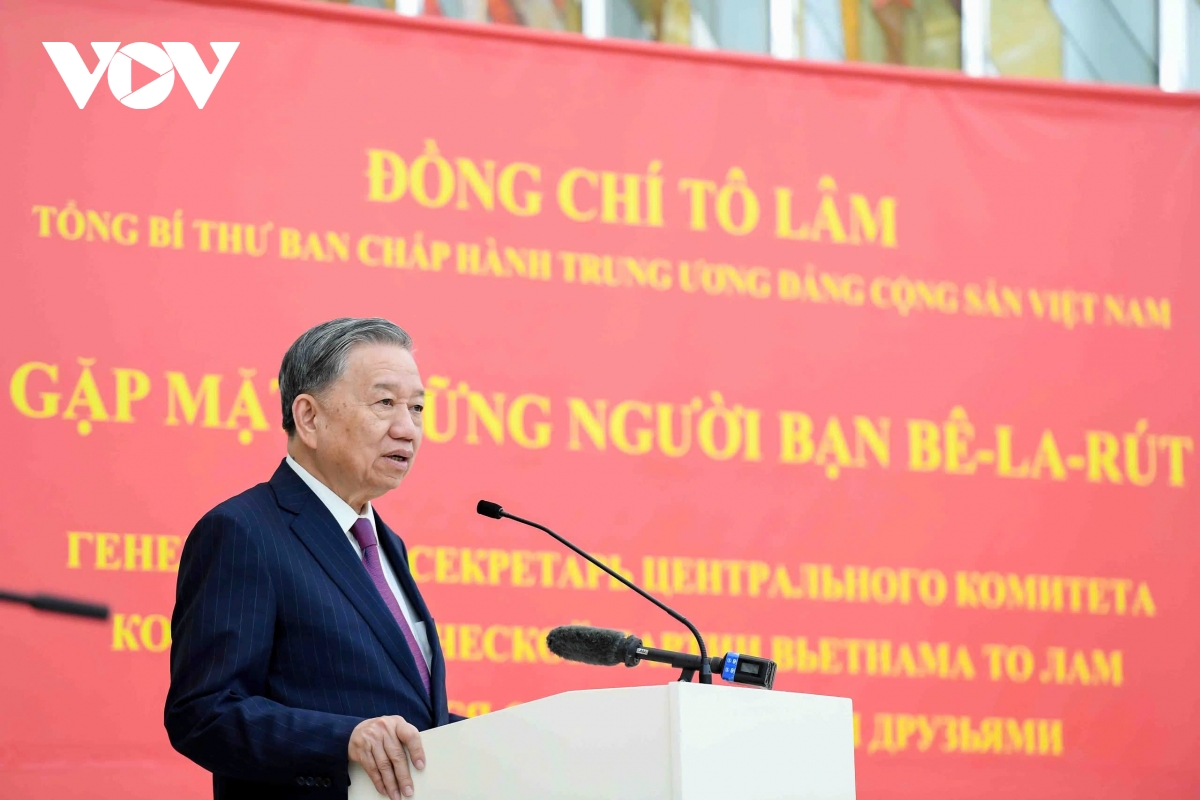 tong bi thu viet nam khong bao gio quen su ung ho va giup do cua belarus hinh anh 1