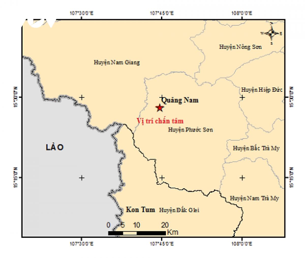 xay ra dong dat tai Dien bien va quang nam hinh anh 2