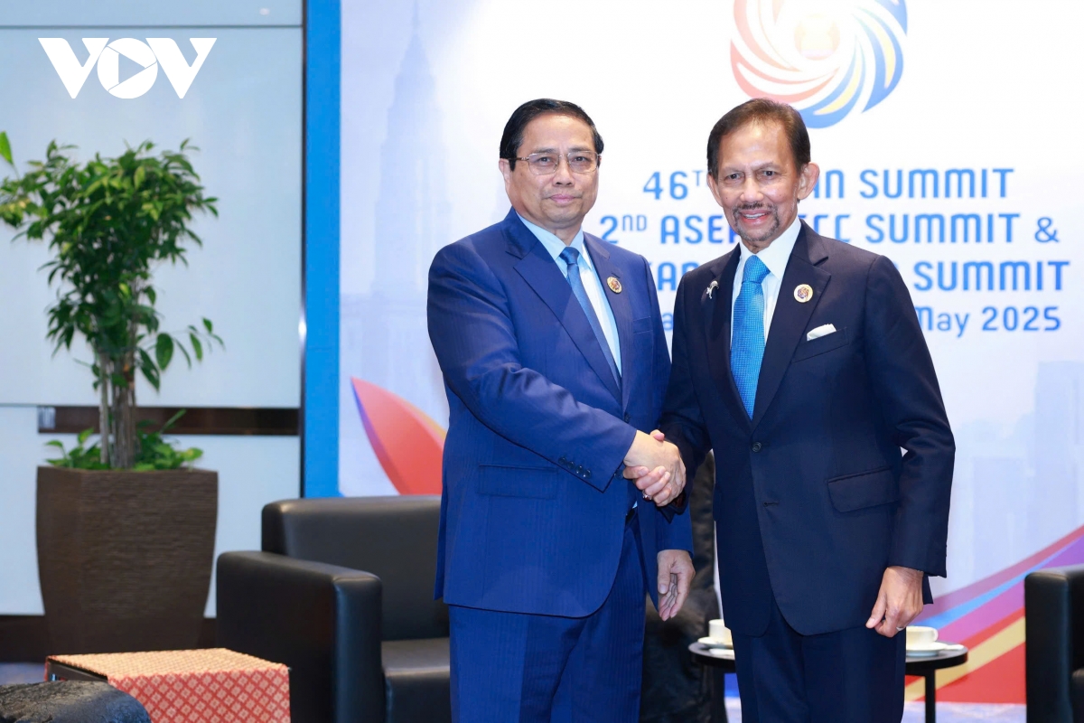 thu tuong chinh phu pham minh chinh gap quoc vuong brunei hinh anh 1 thu tuong chinh phu pham minh chinh gap quoc vuong brunei hinh anh 1