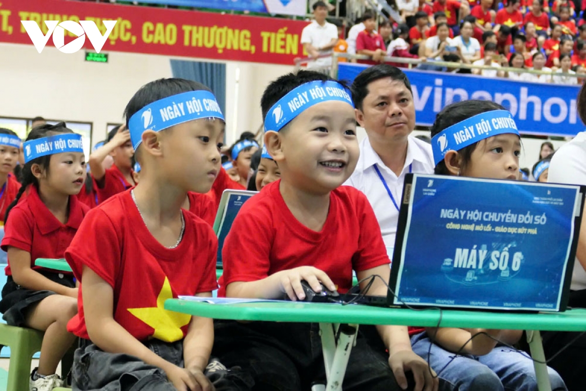 công nghệ mở lối cho giáo dục vùng cao lai châu bứt phá hình ảnh 1 cong nghe mo loi cho giao duc vung cao lai chau but pha hinh anh 1