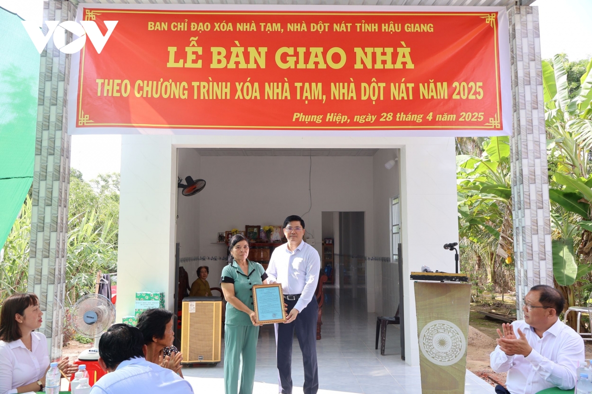 hậu giang hoàn thành chương trình xóa nhà tạm, nhà dột nát hình ảnh 3 hau giang hoan thanh chuong trinh xoa nha tam, nha dot nat hinh anh 3