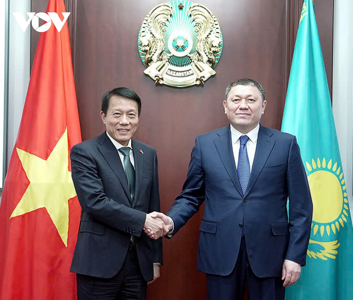 hội đàm cấp cao giữa bộ công an việt nam và bộ nội vụ kazakhstan hình ảnh 1 hoi dam cap cao giua bo cong an viet nam va bo noi vu kazakhstan hinh anh 1