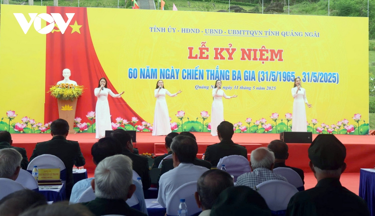 Quảng Ngãi tổ chức Lễ Kỷ niệm 60 năm Ngày chiến thắng Ba Gia