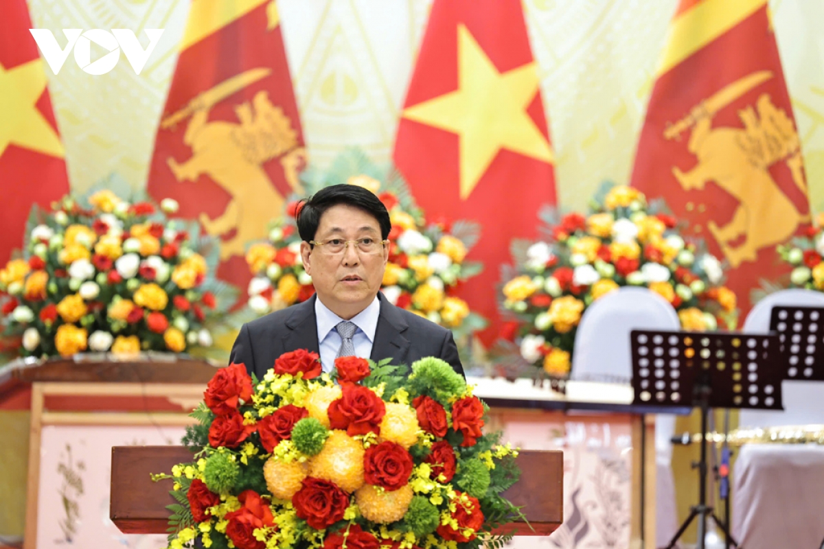 chủ tịch nước lương cường chủ trì chiêu đãi cấp nhà nước tổng thống sri lanka hình ảnh 1 chu tich nuoc luong cuong chu tri chieu dai cap nha nuoc tong thong sri lanka hinh anh 1