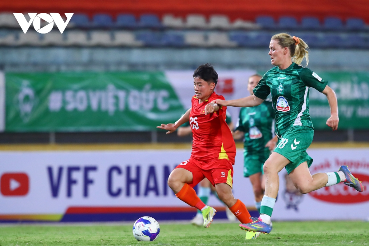 Dt nu viet nam 1-4 werder bremen hoc tro tuong chung gay an tuong bang toc do hinh anh 11