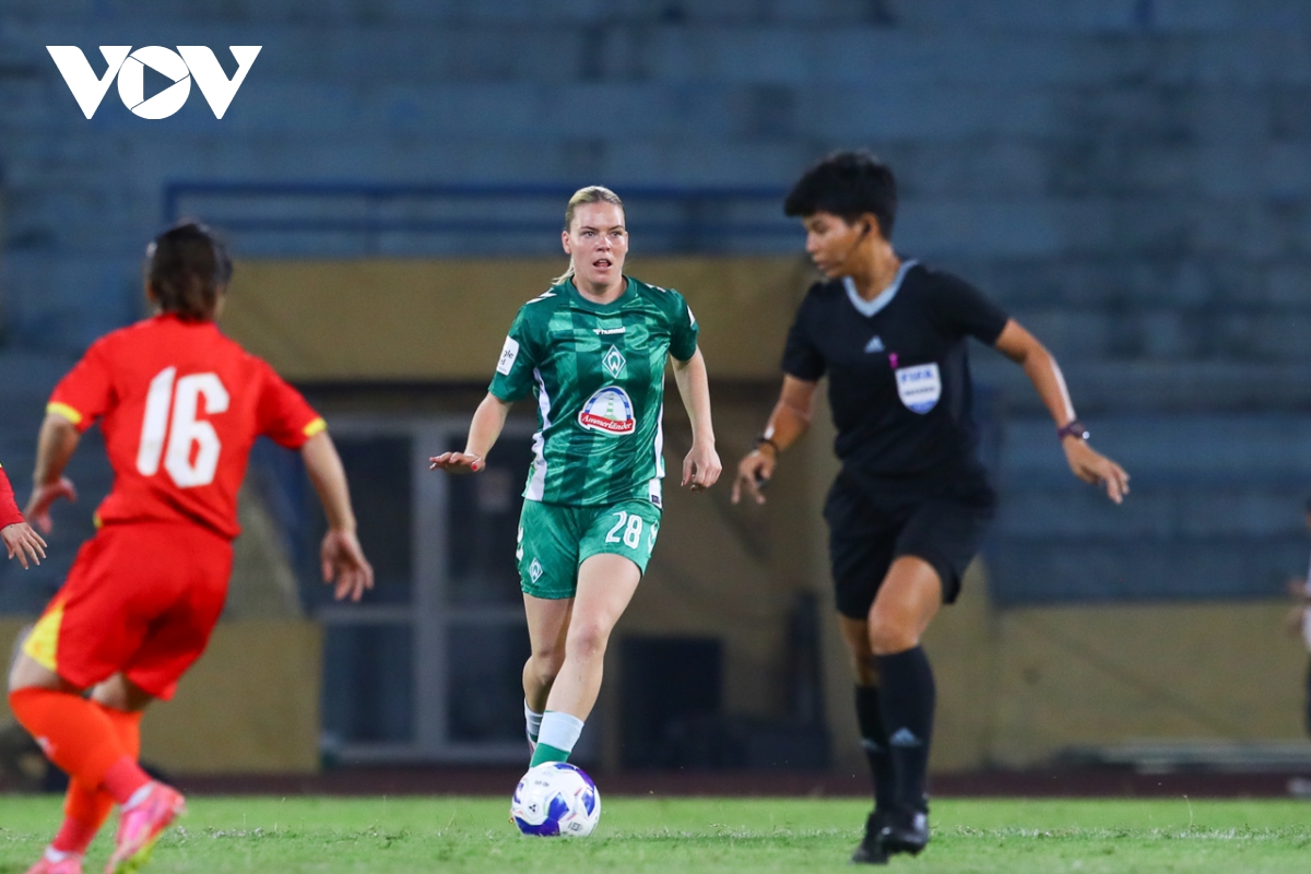 Dt nu viet nam 1-4 werder bremen hoc tro tuong chung gay an tuong bang toc do hinh anh 4