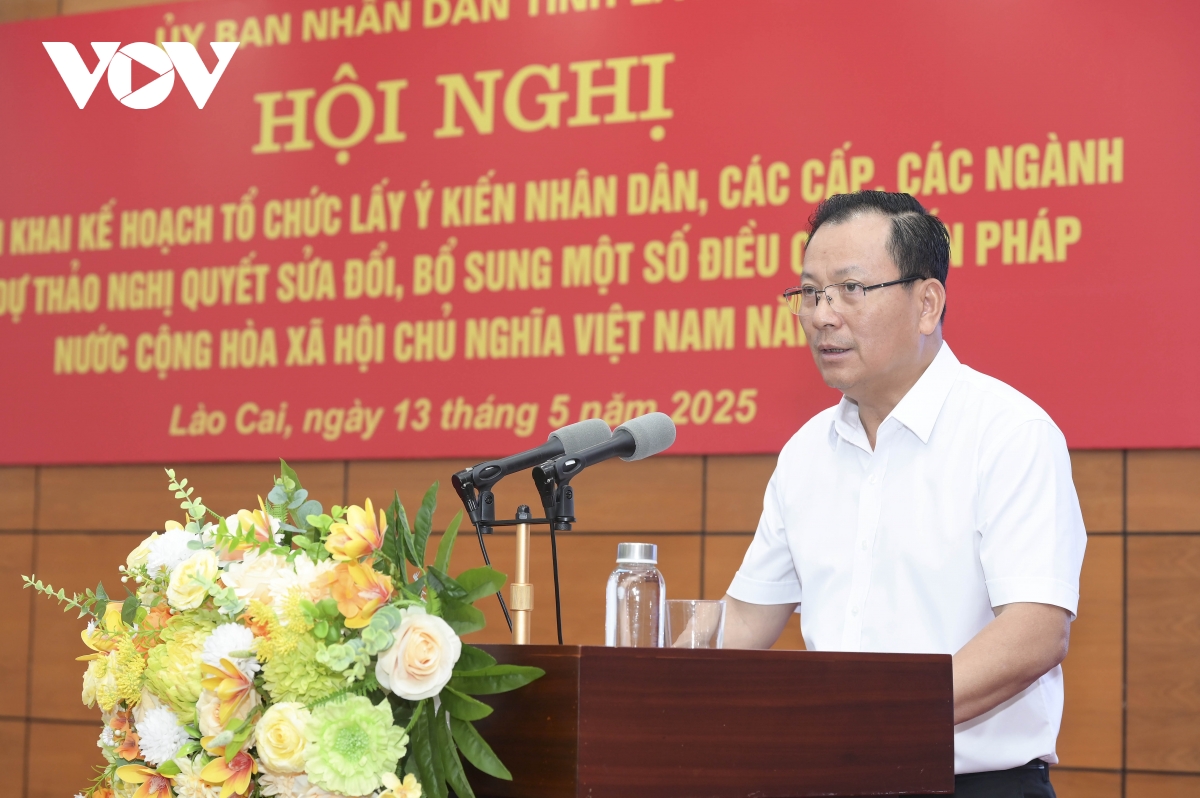 lào cai triển khai lấy ý kiến sửa đổi hiến pháp 2013 hình ảnh 1 lao cai trien khai lay y kien sua doi hien phap 2013 hinh anh 1