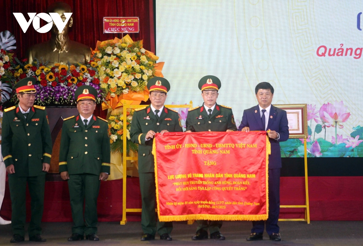 kỷ niệm 80 năm ngày truyền thống lực lượng vũ trang nhân dân tỉnh quảng nam hình ảnh 8 ky niem 80 nam ngay truyen thong luc luong vu trang nhan dan tinh quang nam hinh anh 8
