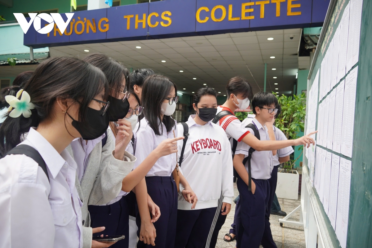 TP.HCM công bố số thí sinh đăng ký vào lớp 10 công lập