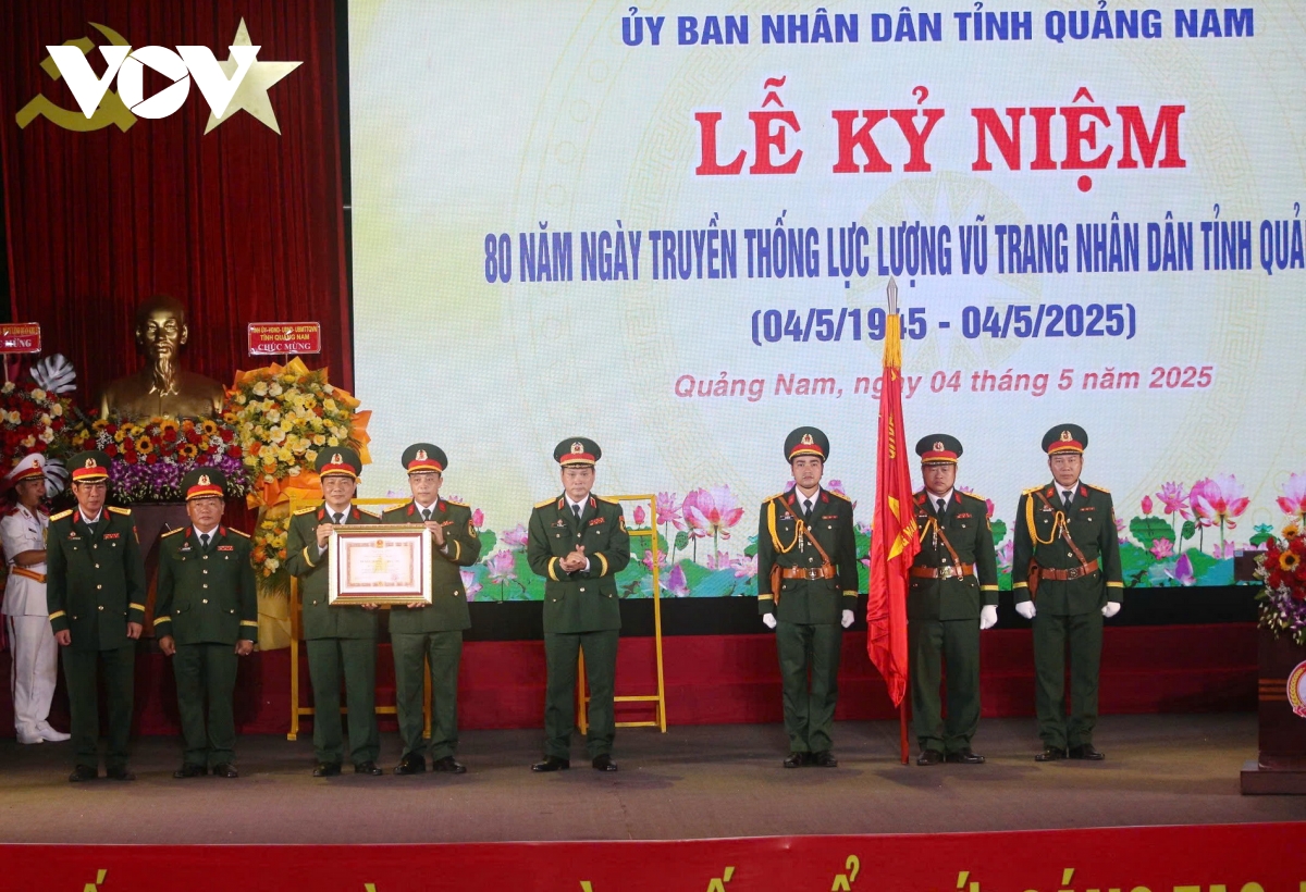 Kỷ niệm 80 năm Ngày truyền thống Lực lượng vũ trang nhân dân tỉnh Quảng Nam