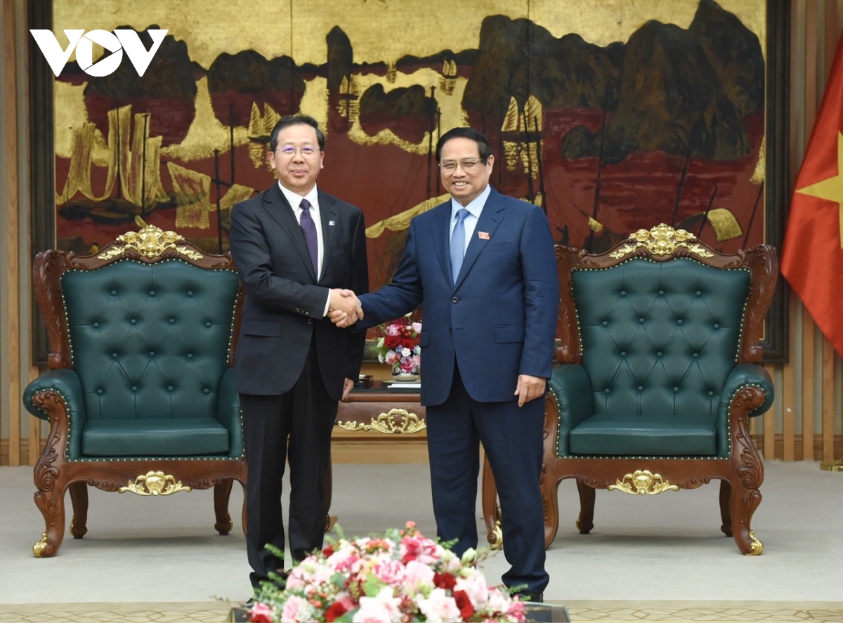 thủ tướng phạm minh chính tiếp chủ tịch tập đoàn hoa Điện trung quốc hình ảnh 1 thu tuong pham minh chinh tiep chu tich tap doan hoa Dien trung quoc hinh anh 1