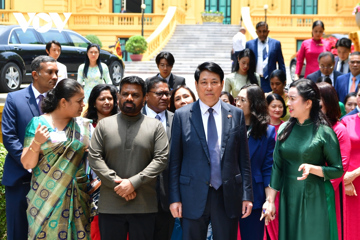 chu tich nuoc luong cuong va tong thong sri lanka tham nha san bac ho hinh anh 1