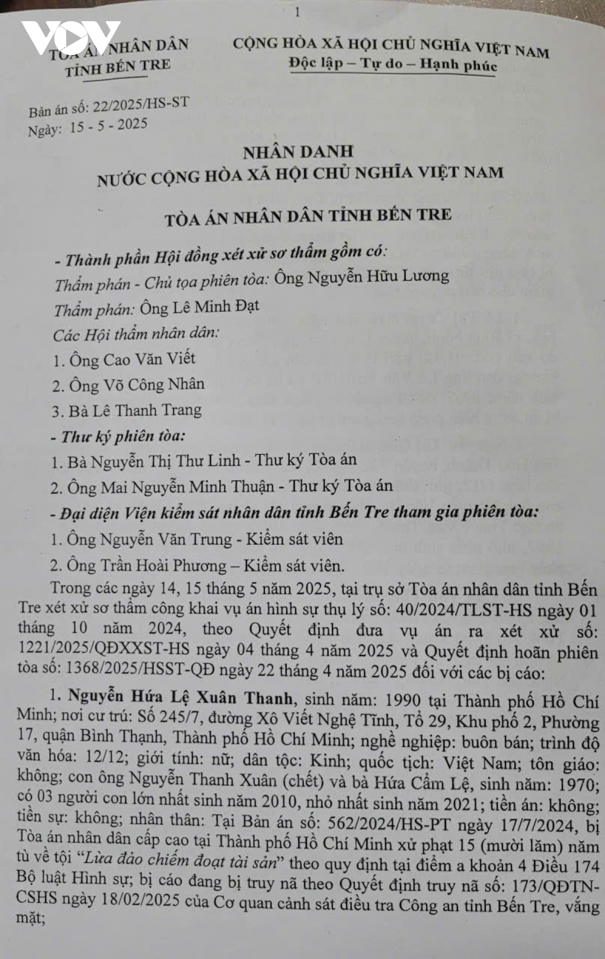 Cấu kết làm giả tài liệu sang nhượng đất đai, 8 bị cáo lãnh án tù