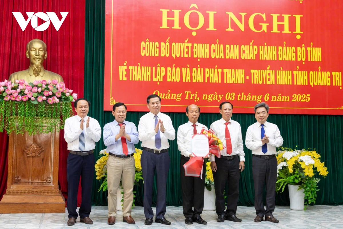 thanh lap bao va Dai phat thanh truyen hinh tinh quang tri hinh anh 1