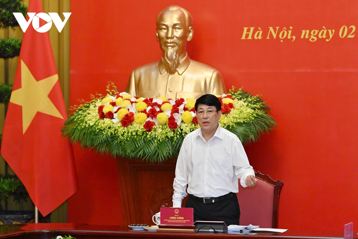 chủ tịch nước chủ trì phiên họp hội đồng quốc phòng và an ninh hình ảnh 2 chu tich nuoc chu tri phien hop hoi dong quoc phong va an ninh hinh anh 2