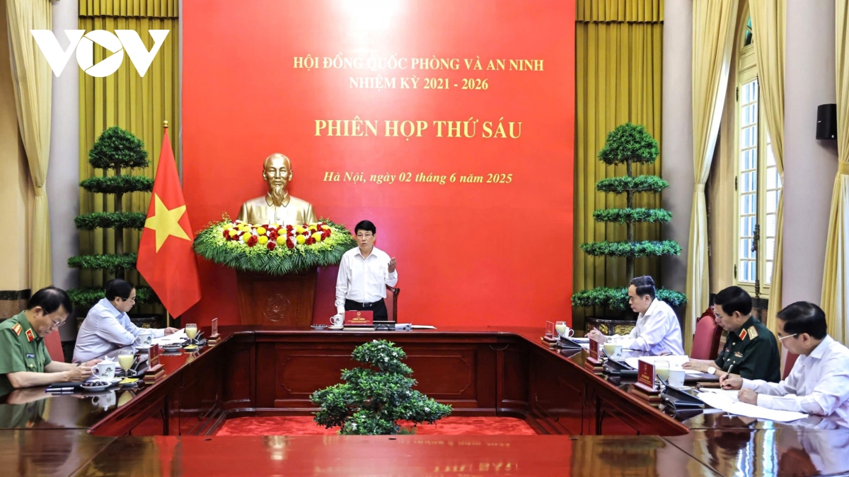 Chủ tịch nước chủ trì phiên họp Hội đồng Quốc phòng và An ninh