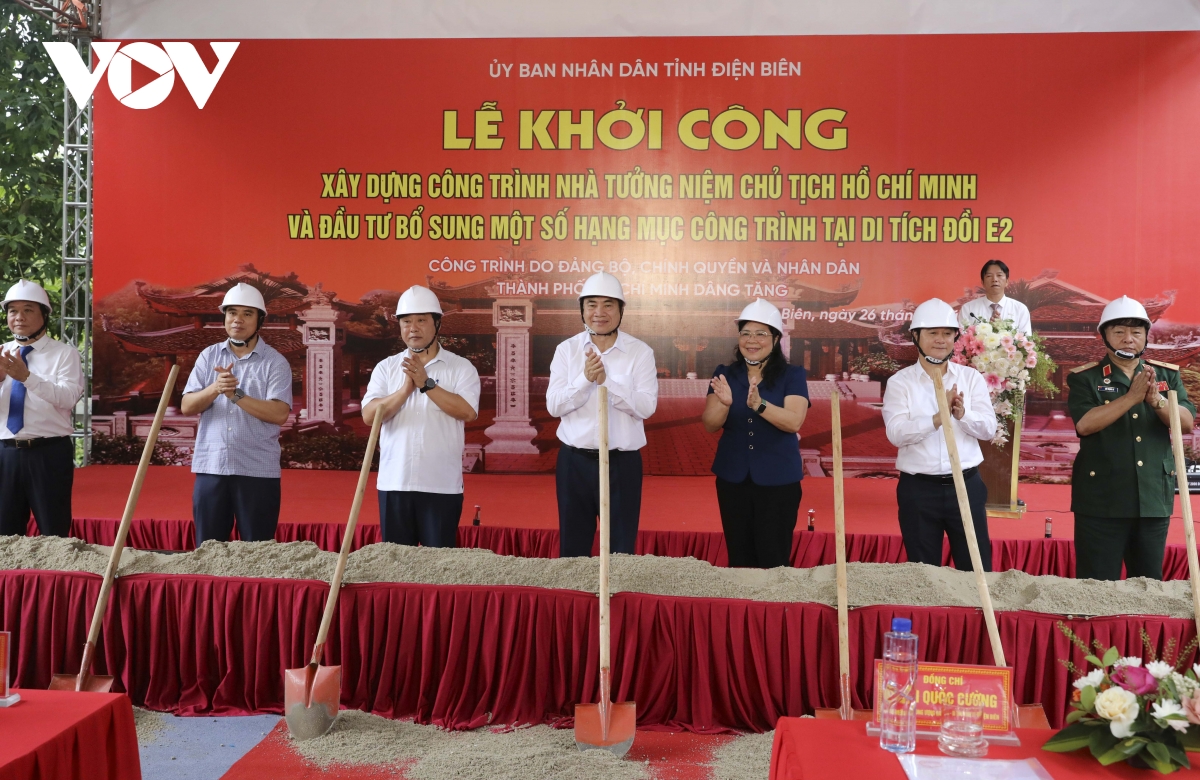 Điện biên khởi công nhà tưởng niệm chủ tịch hồ chí minh tại Đồi e2 hình ảnh 1 Dien bien khoi cong nha tuong niem chu tich ho chi minh tai Doi e2 hinh anh 1