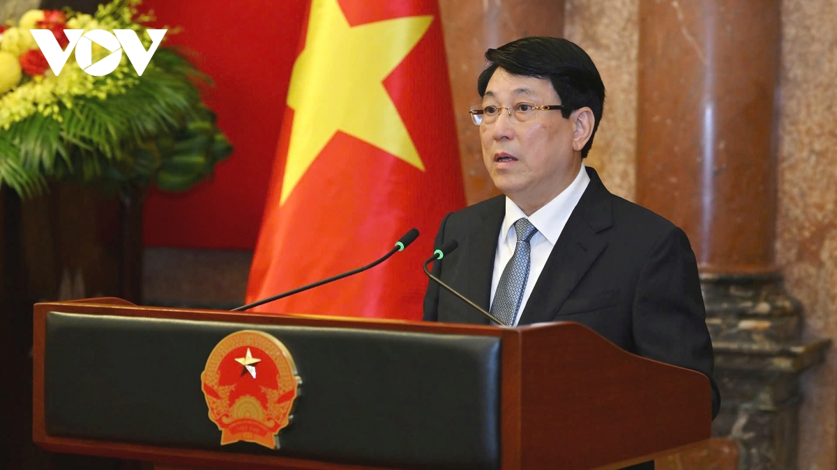 chủ tịch nước trao quyết định thăng hàm thượng tướng cho lãnh đạo bộ công an hình ảnh 2 chu tich nuoc trao quyet dinh thang ham thuong tuong cho lanh dao bo cong an hinh anh 2