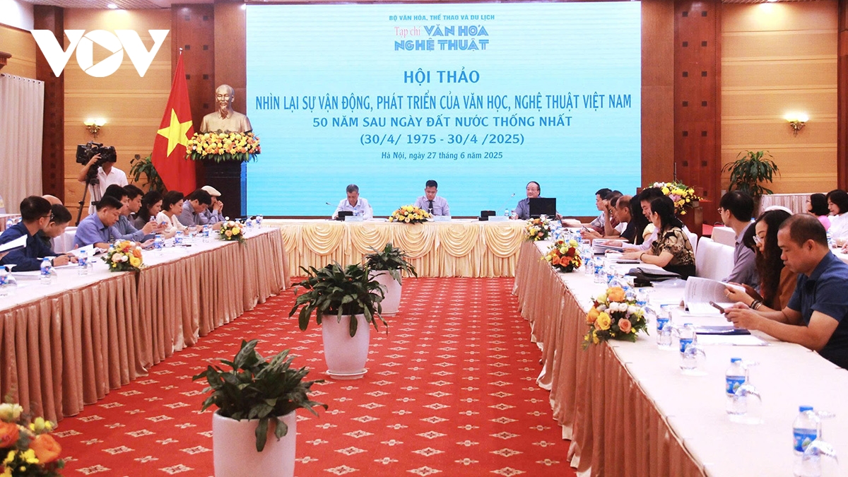nhin lai 50 nam van dong, phat trien cua van hoc, nghe thuat viet nam hinh anh 1