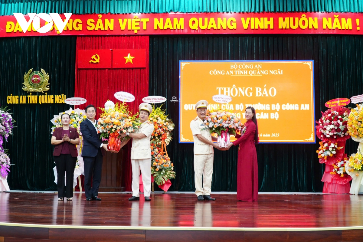 Đại tá Hồ Song Ân làm Giám đốc Công an tỉnh Quảng Ngãi
