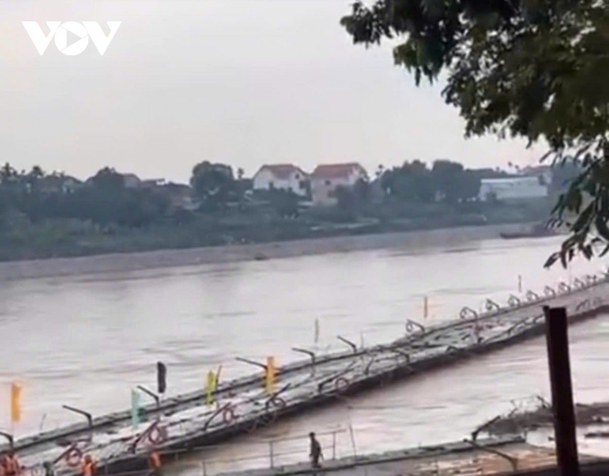 tạm cắt cầu phao phong châu phú thọ do nước lũ sông hồng về quá lớn hình ảnh 3 tam cat cau phao phong chau phu tho do nuoc lu song hong ve qua lon hinh anh 3