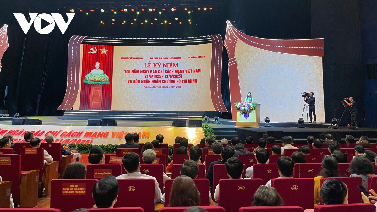 Lễ kỷ niệm trọng thể 100 năm ngày Báo chí cách mạng Việt Nam