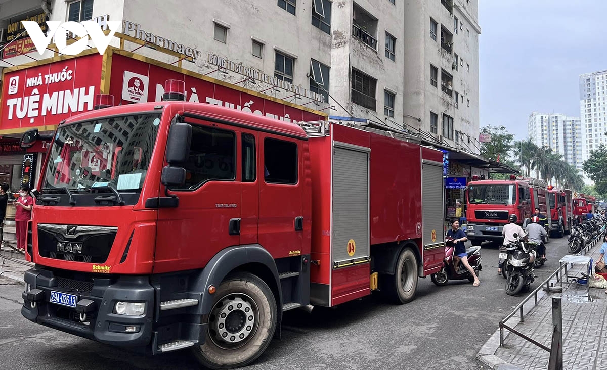 hiện trường hé lộ nguyên nhân vụ cháy tầng 14 chung cư hh linh Đàm hình ảnh 2 hien truong he lo nguyen nhan vu chay tang 14 chung cu hh linh Dam hinh anh 2