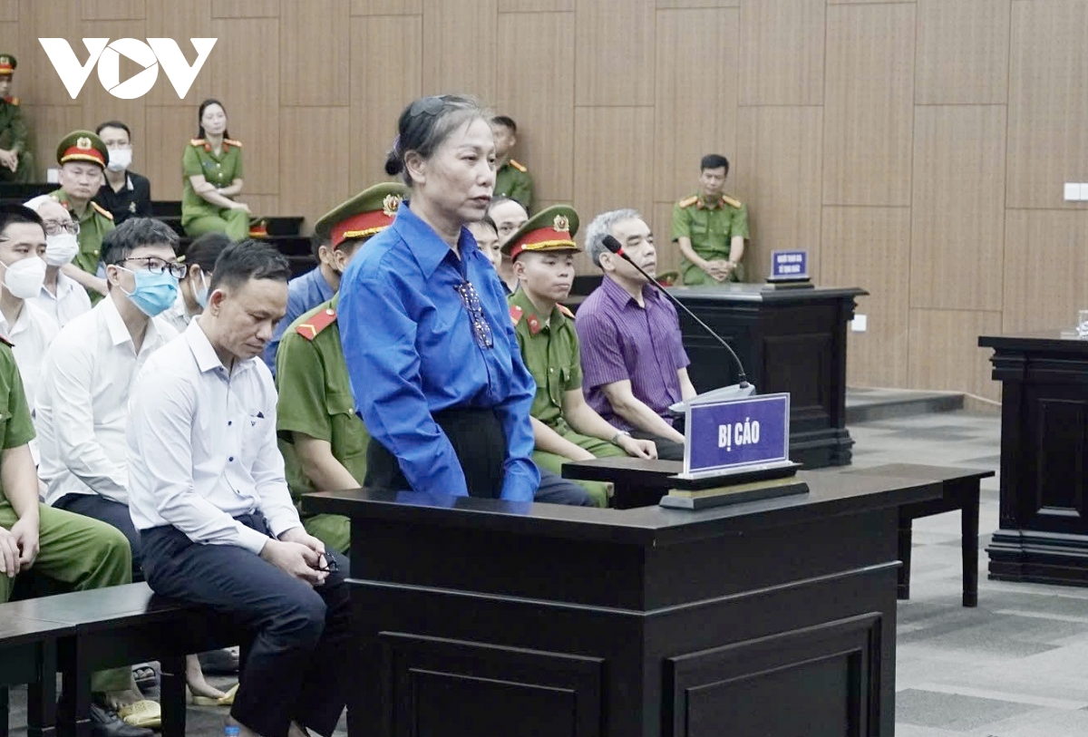 bà hoàng thị thuý lan khai dùng tiền hối lộ để làm từ thiện, giúp đỡ cấp dưới bị bệnh hình ảnh 1 ba hoang thi thuy lan khai dung tien hoi lo de lam tu thien, giup do cap duoi bi benh hinh anh 1