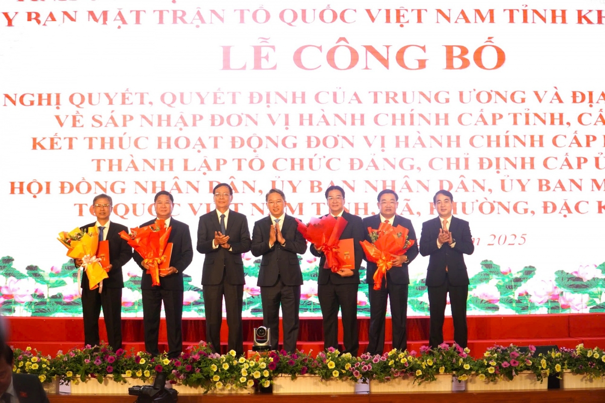 Danh sách Ban Chấp hành Đảng bộ tỉnh Khánh Hòa từ 1/7/2025