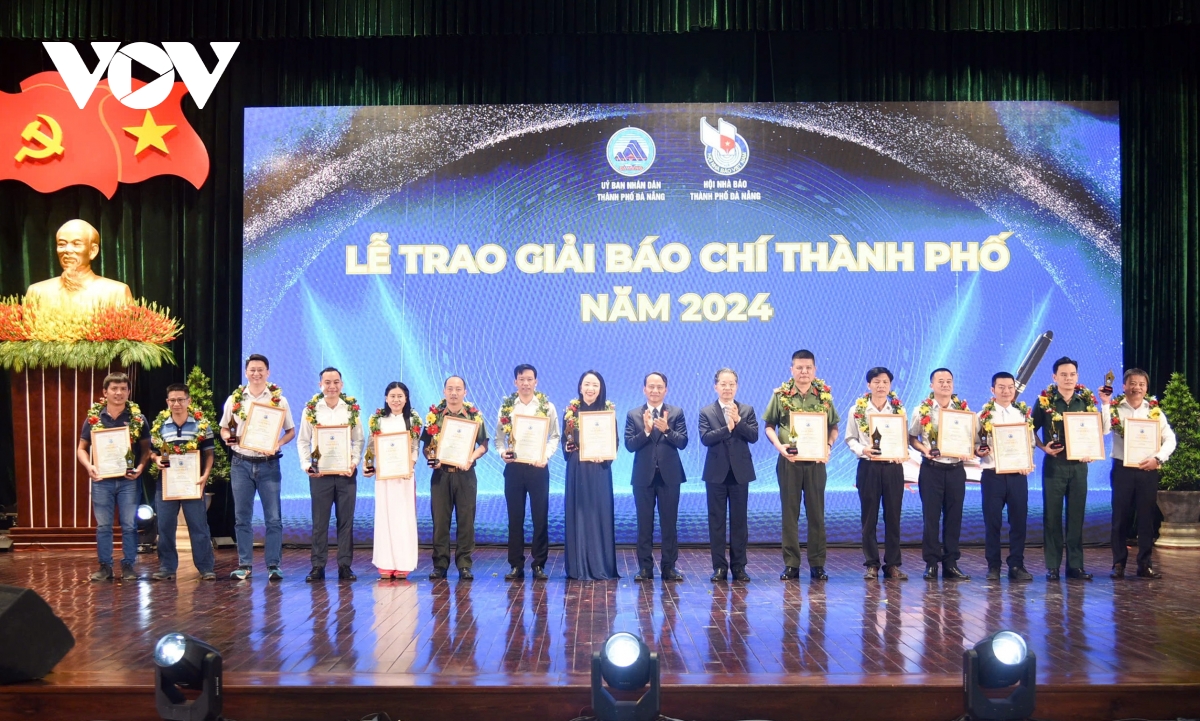 VOV miền Trung đoạt giải Nhất và Ba Giải báo chí thành phố Đà Nẵng 2024