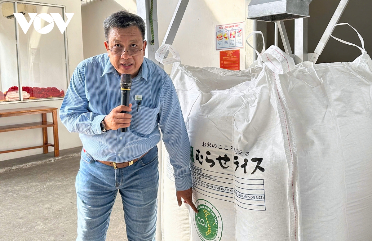 nhãn hiệu gạo việt xanh phát thải thấp chính thức xuất khẩu hình ảnh 4 nhan hieu gao viet xanh phat thai thap chinh thuc xuat khau hinh anh 4