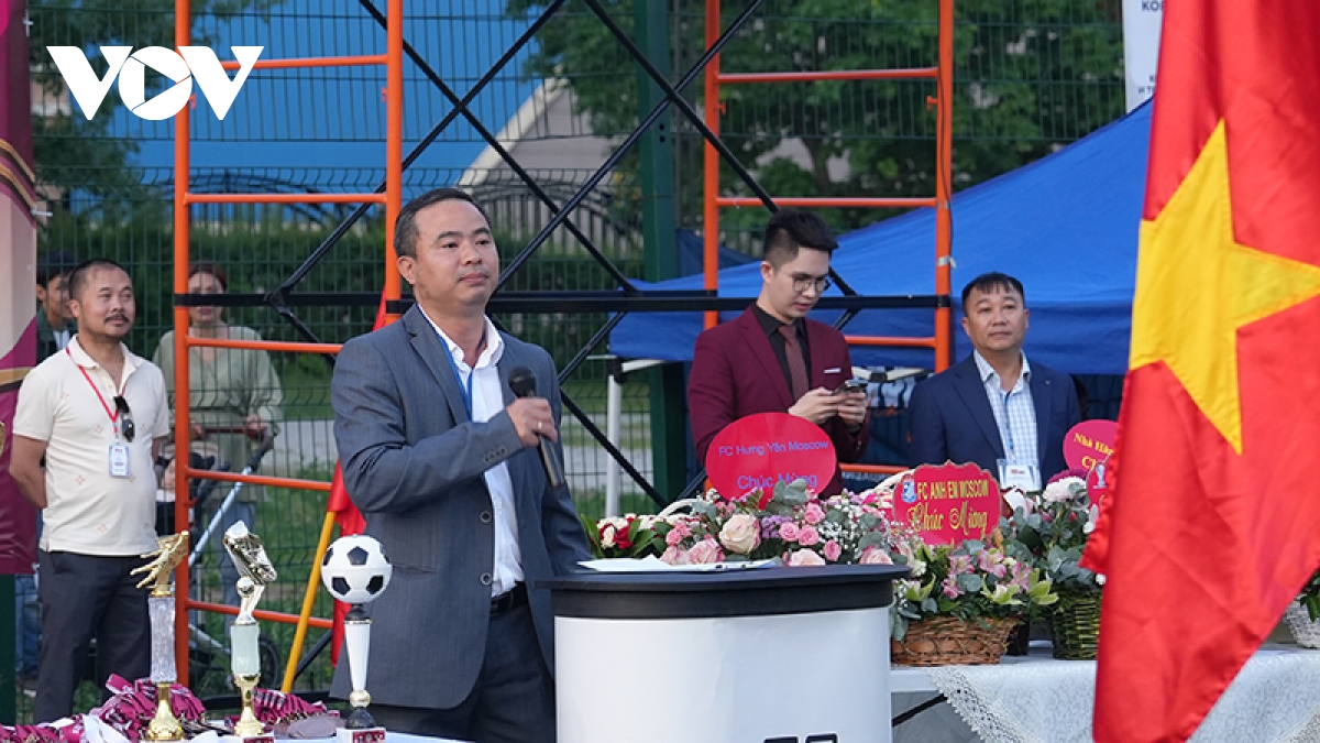 giải bóng đá cộng đồng người việt tại nga cúp sadovod 2025 kết thúc thành công hình ảnh 2 giai bong da cong dong nguoi viet tai nga cup sadovod 2025 ket thuc thanh cong hinh anh 2
