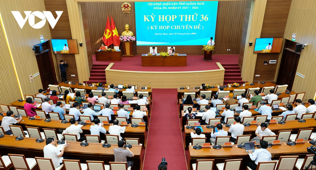 Kỳ họp cuối cùng HĐND tỉnh Quảng Ngãi trước khi hợp nhất với Kon Tum