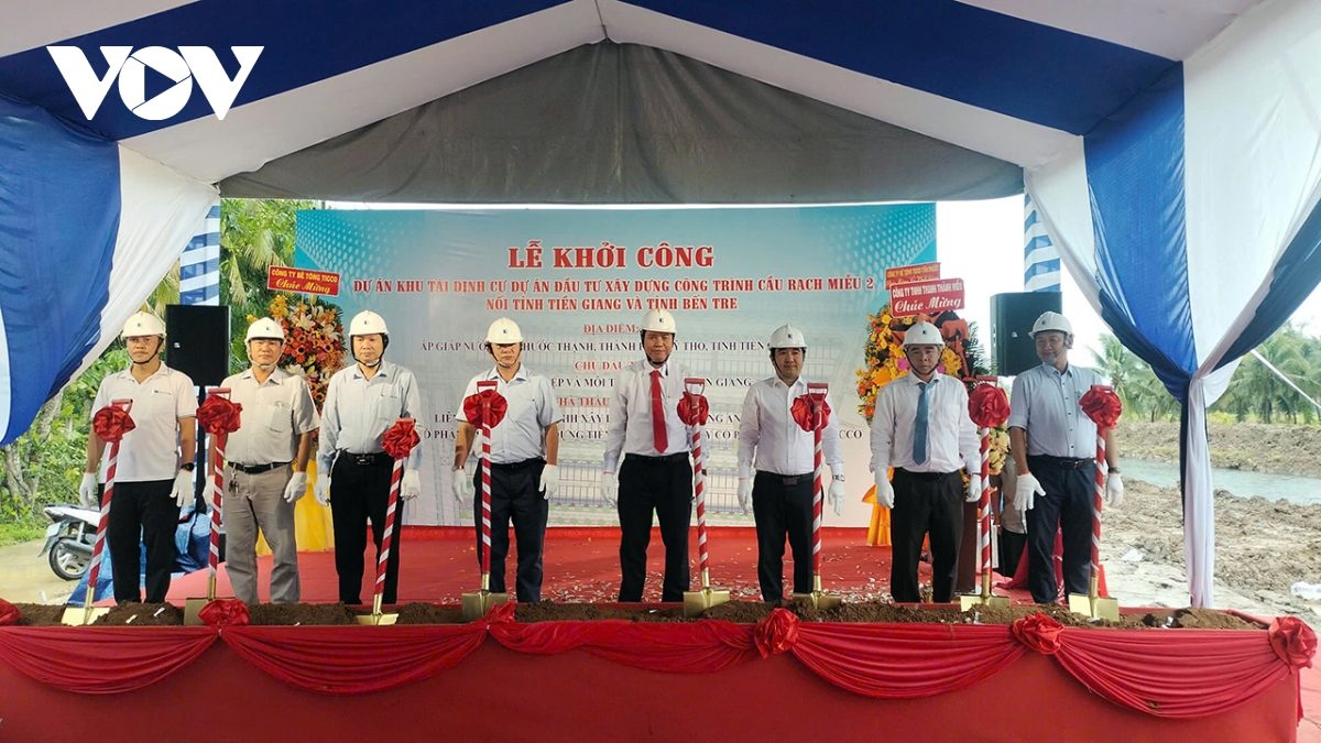 dự án cầu rạch miễu 2 sắp hoàn thành, khu tái định cư mới khởi công hình ảnh 1 du an cau rach mieu 2 sap hoan thanh, khu tai dinh cu moi khoi cong hinh anh 1