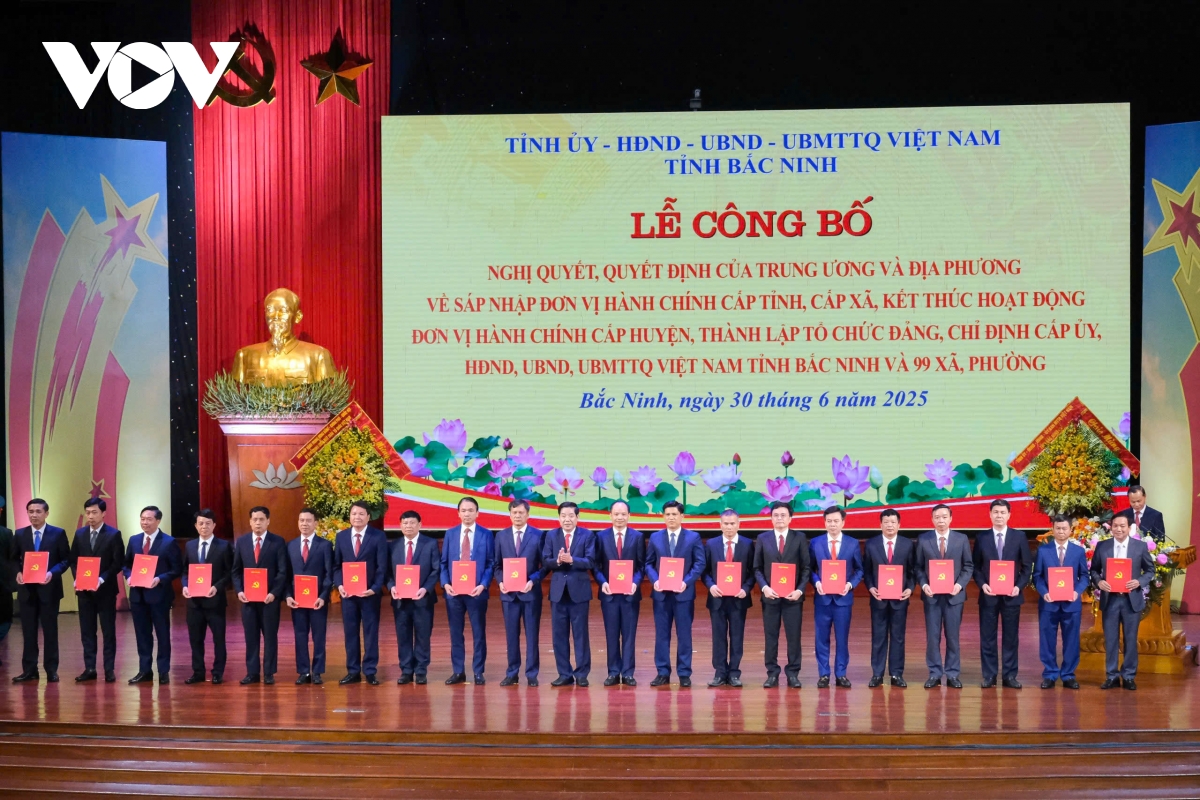 cong bo quyet dinh thanh lap tinh bac ninh moi va 99 xa, phuong truc thuoc hinh anh 7