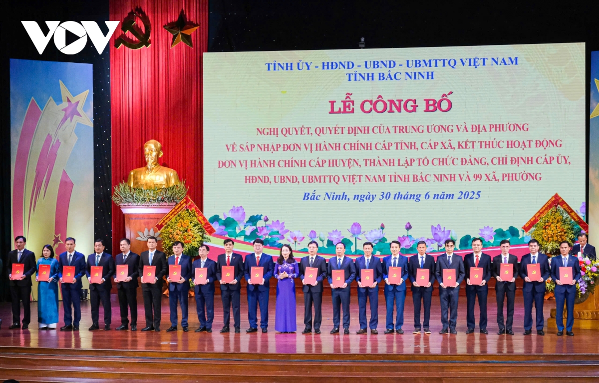 cong bo quyet dinh thanh lap tinh bac ninh moi va 99 xa, phuong truc thuoc hinh anh 12