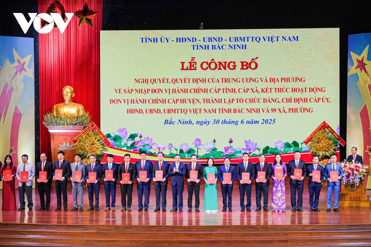 cong bo quyet dinh thanh lap tinh bac ninh moi va 99 xa, phuong truc thuoc hinh anh 11